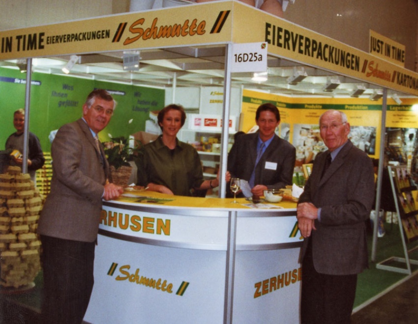 Gemeinsamer Messeauftritt der Firma Schmutte und Zerhusen Kartonagen