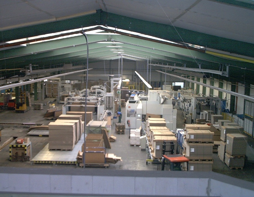 Einblick in die Produktion im Jahr 2003